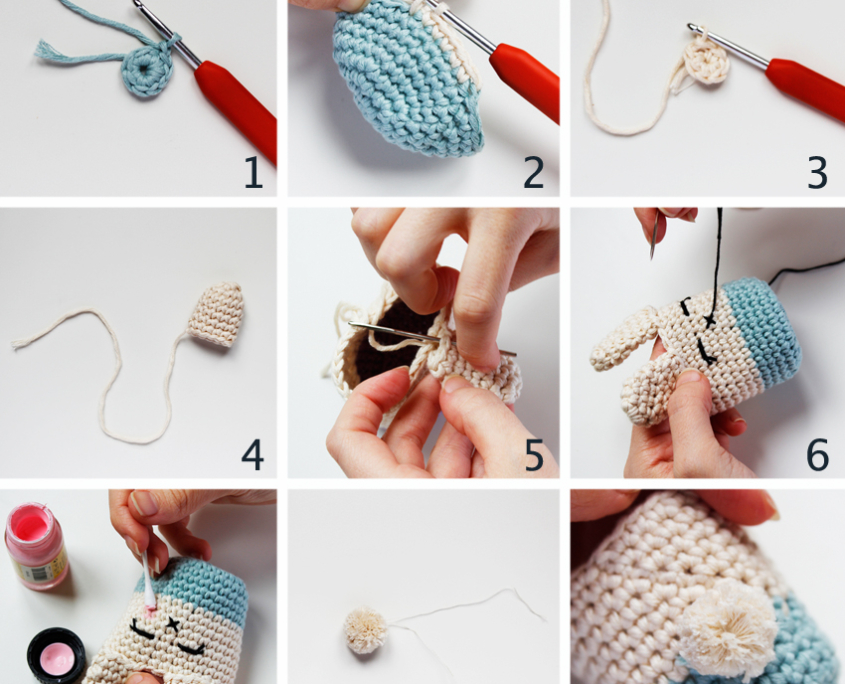 coniglietto uncinetto facile tutorial passo passo