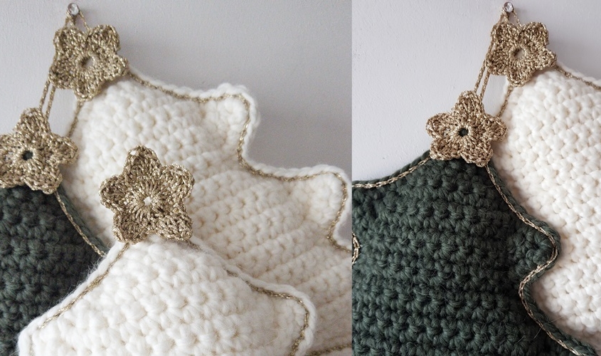 decorazione natalizia ad uncinetto