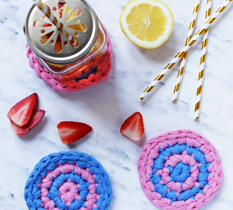 sottobicchieri ad uncinetto