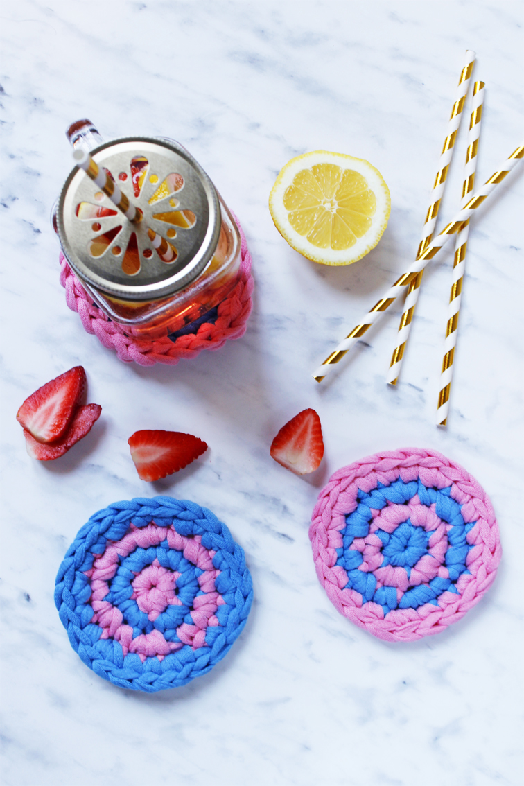 crochet coasters