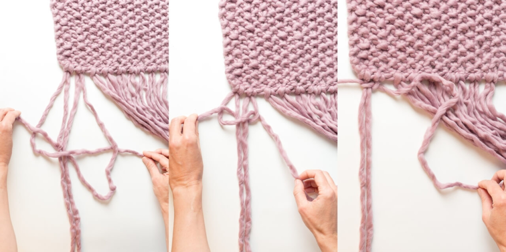 come realizzare nodo macramé