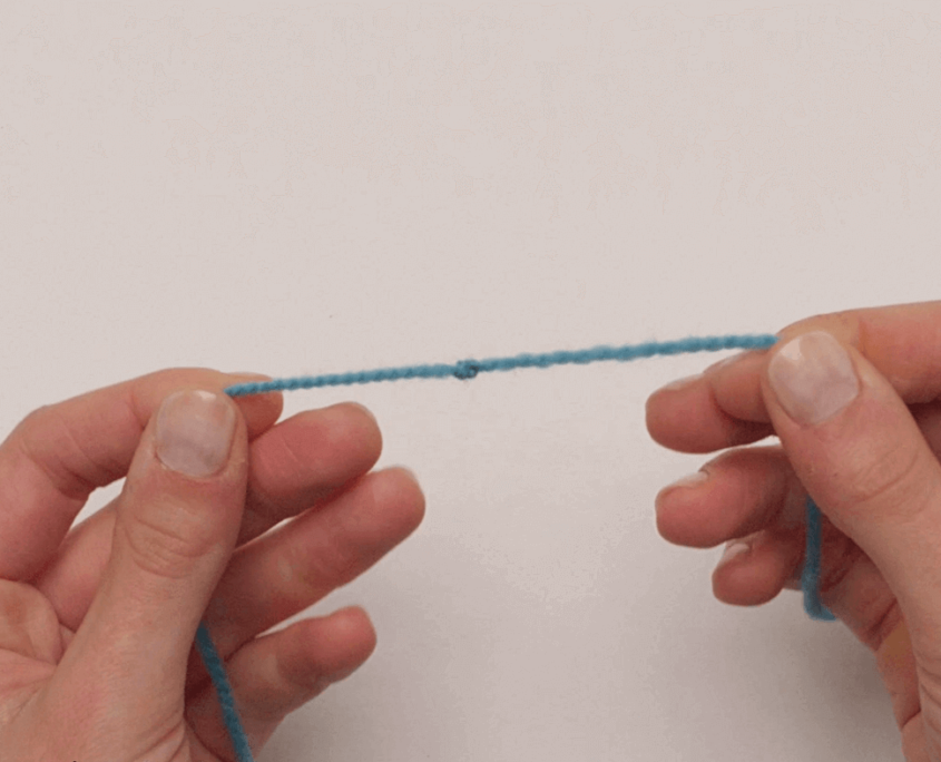 How to join two yarn balls with the Magic Knot