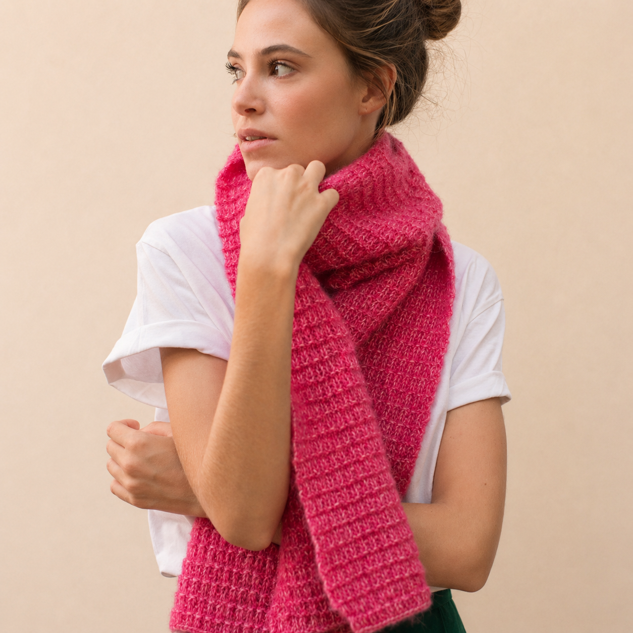 sciarpa lavorata a maglia Già Scarf Bettaknit